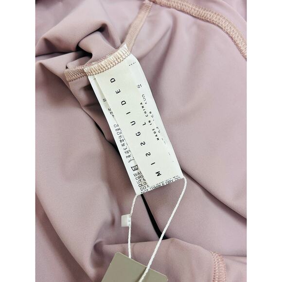 Missguided Large Deep Back Fitted Long Sleeve Top NWT - Picture 6 of 7